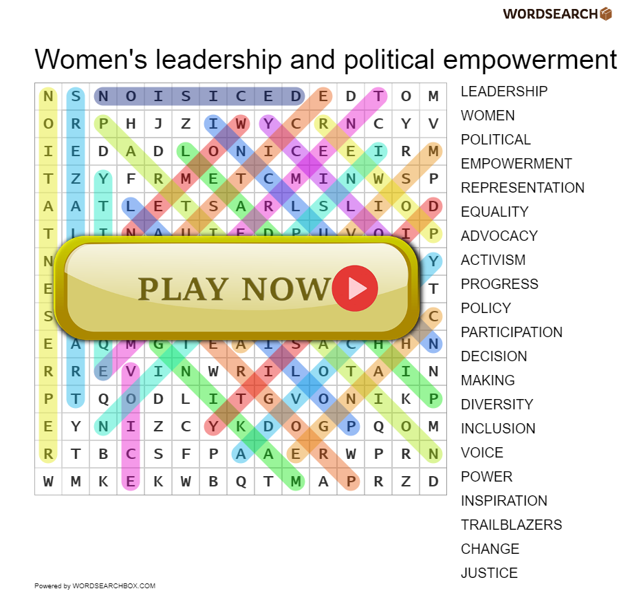 Women's leadership and political empowerment