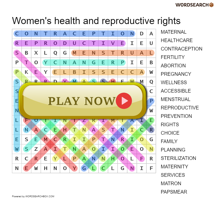 Women's health and reproductive rights