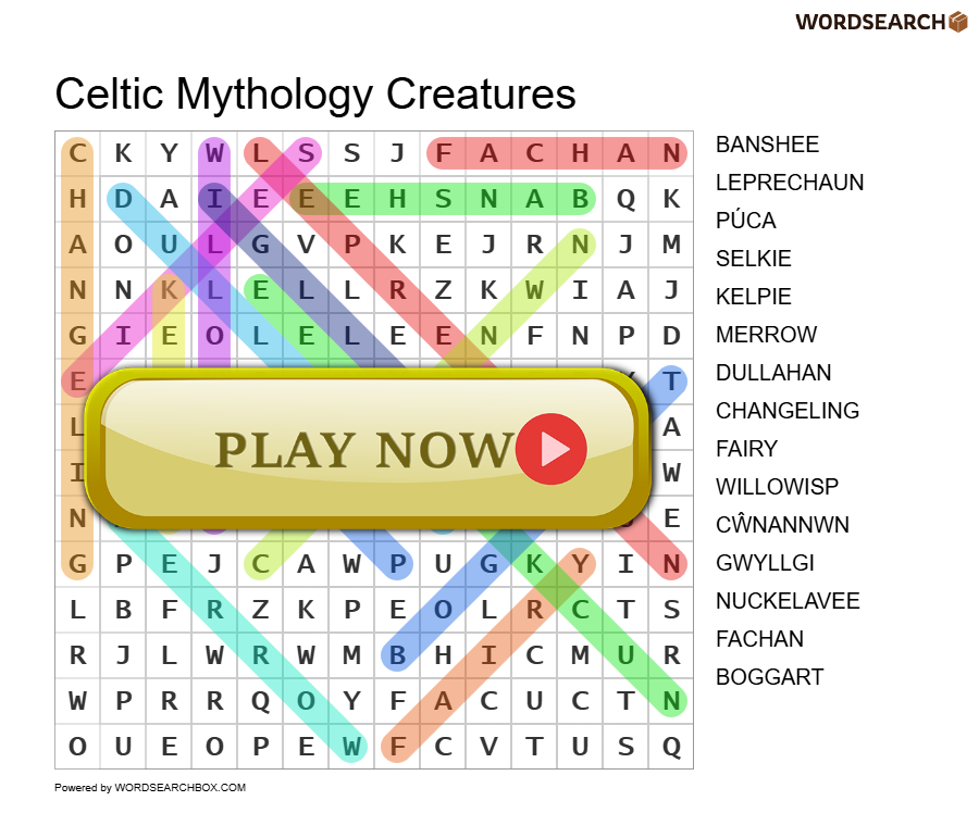 Celtic Mythology Creatures