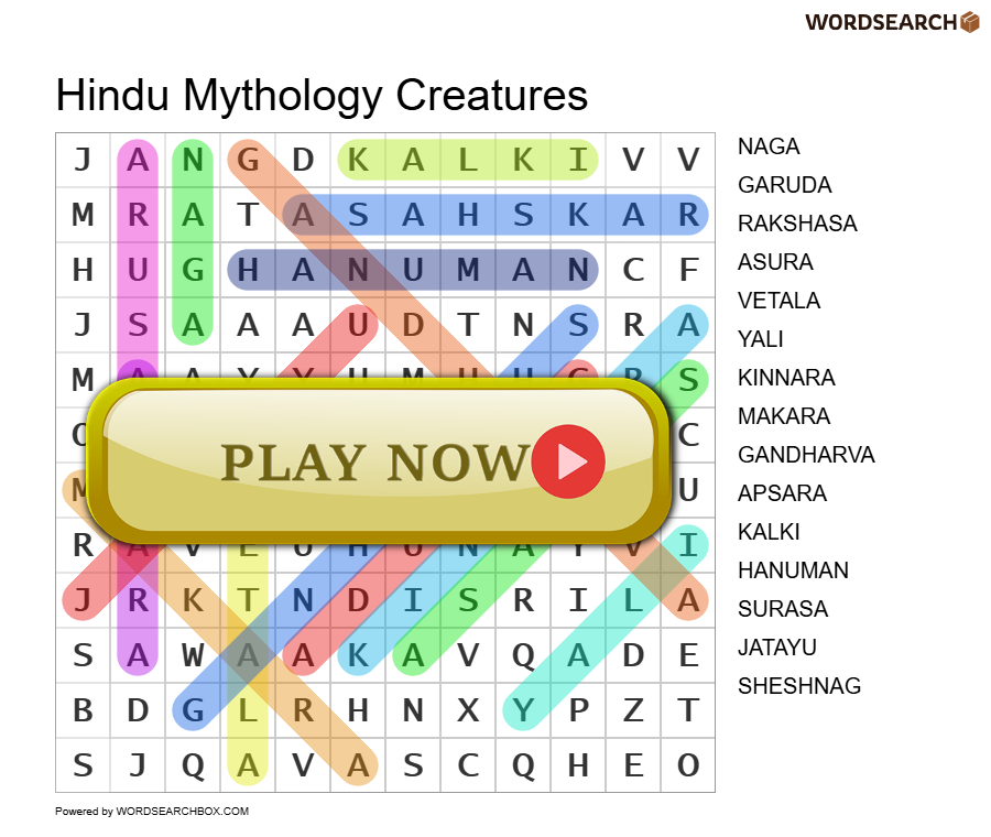 Hindu Mythology Creatures