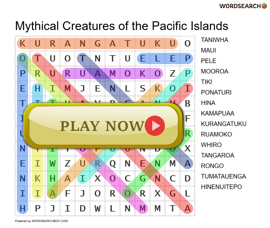 Mythical Creatures of the Pacific Islands