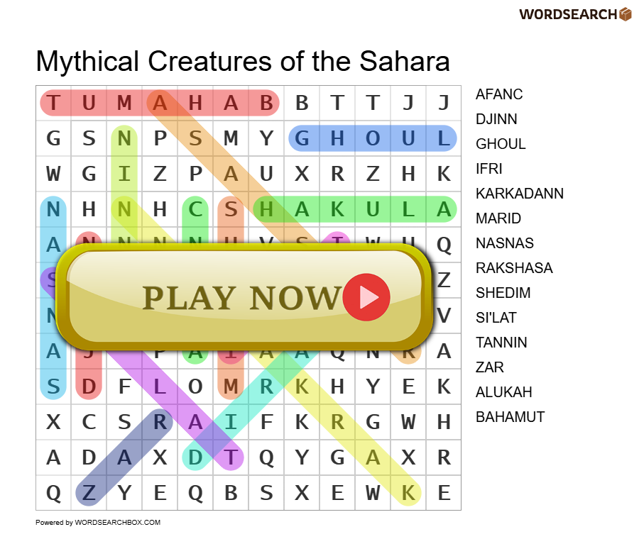 Mythical Creatures of the Sahara