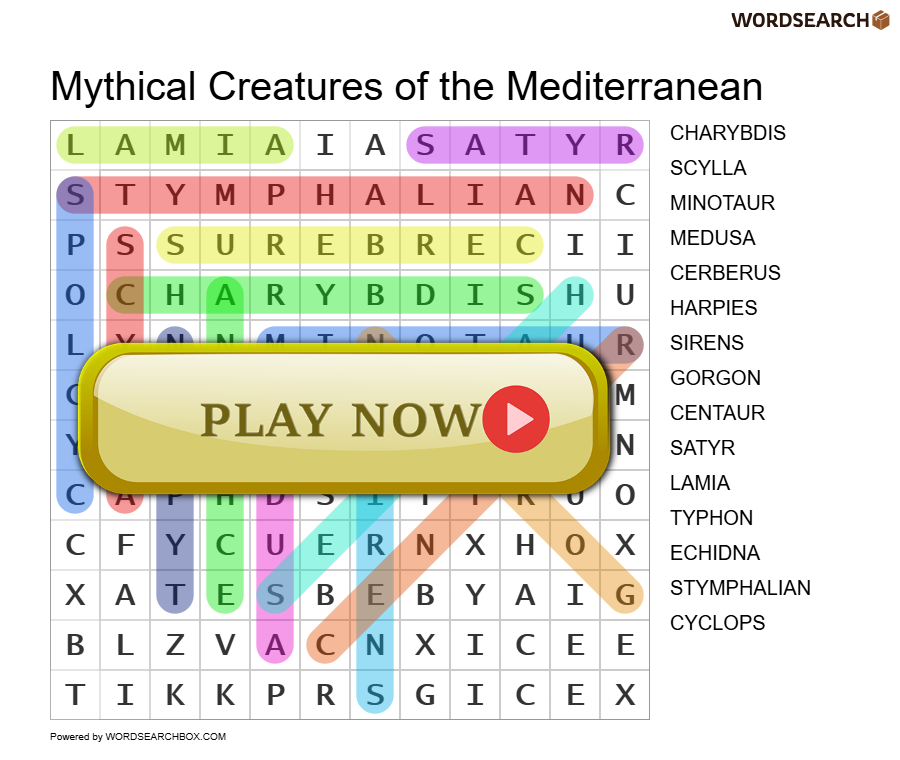 Mythical Creatures of the Mediterranean