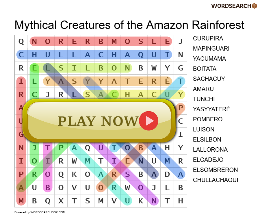 Mythical Creatures of the Amazon Rainforest