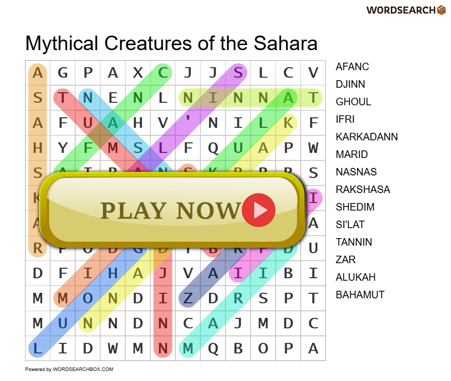 Mythical Creatures of the Sahara