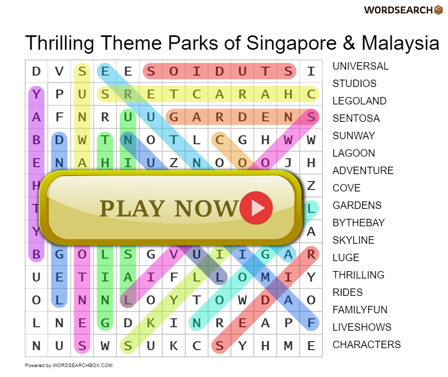 Thrilling Theme Parks of Singapore & Malaysia
