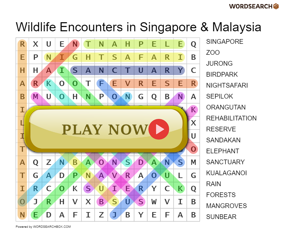 Wildlife Encounters in Singapore & Malaysia