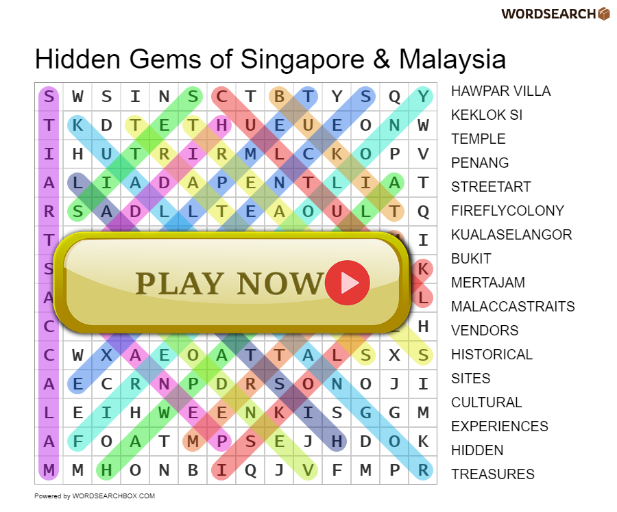 Hidden Gems of Singapore & Malaysia