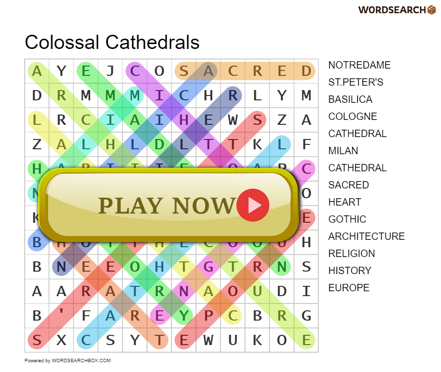 Colossal Cathedrals