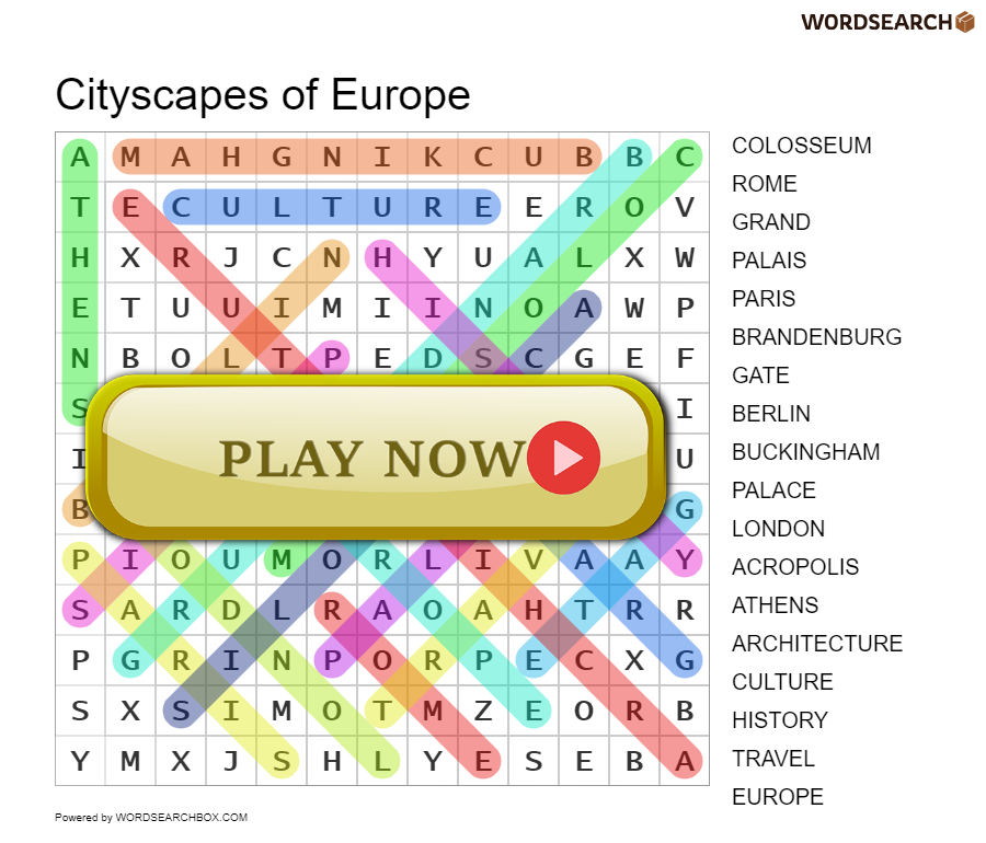 Cityscapes of Europe