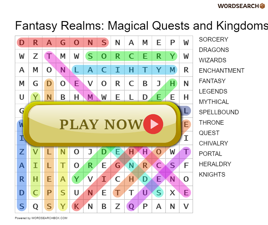 Fantasy Realms: Magical Quests and Kingdoms