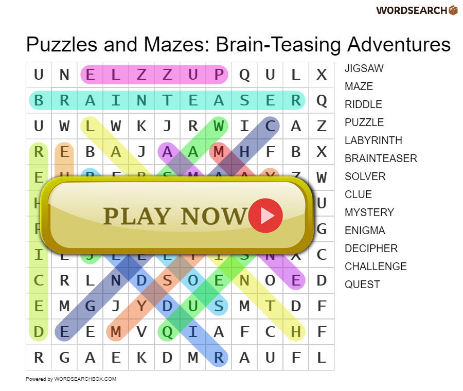 Puzzles and Mazes: Brain-Teasing Adventures