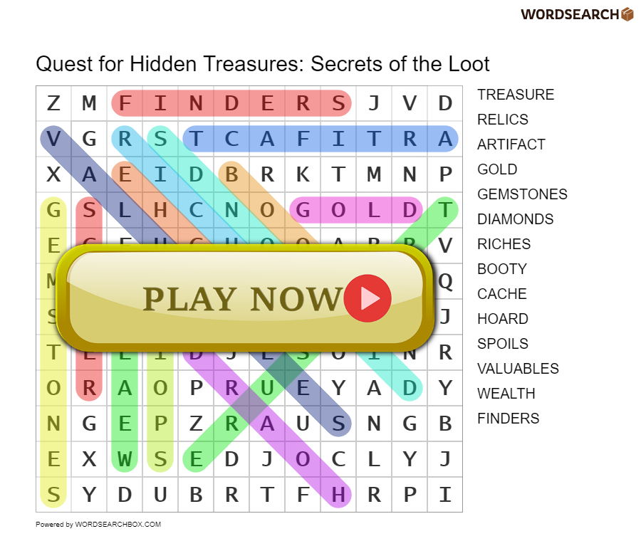Quest for Hidden Treasures: Secrets of the Loot