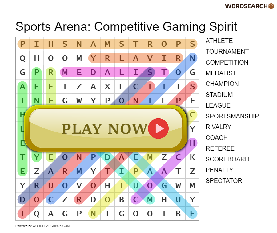 Sports Arena: Competitive Gaming Spirit