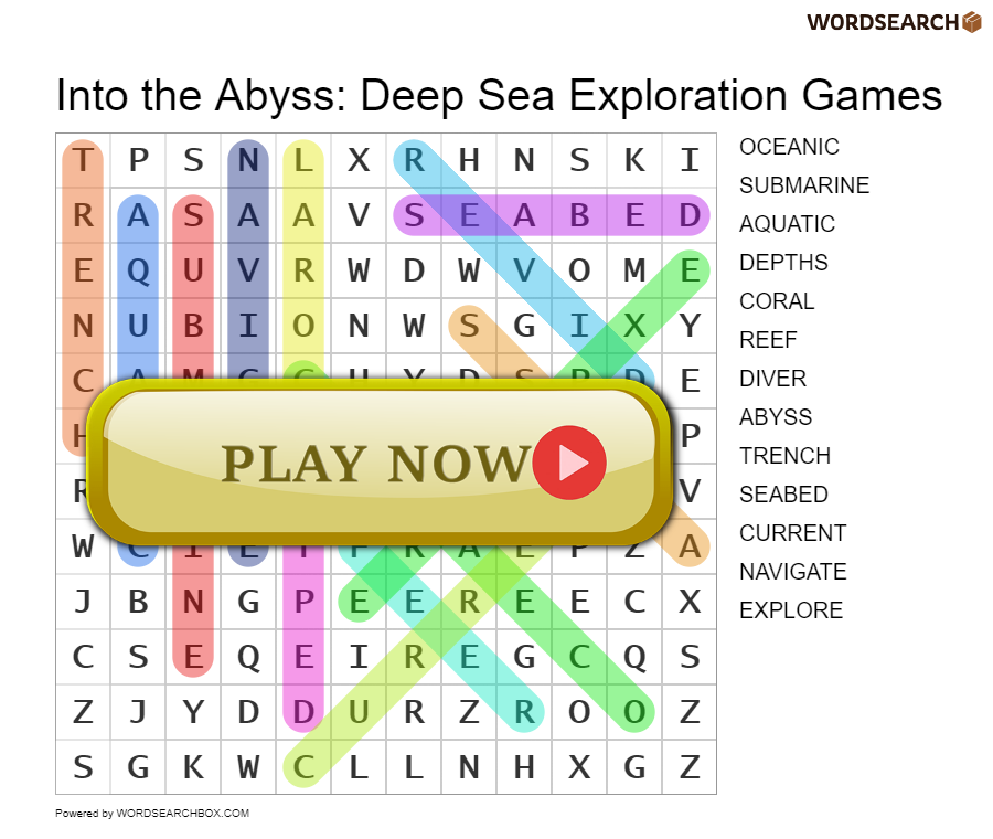 Into the Abyss: Deep Sea Exploration Games
