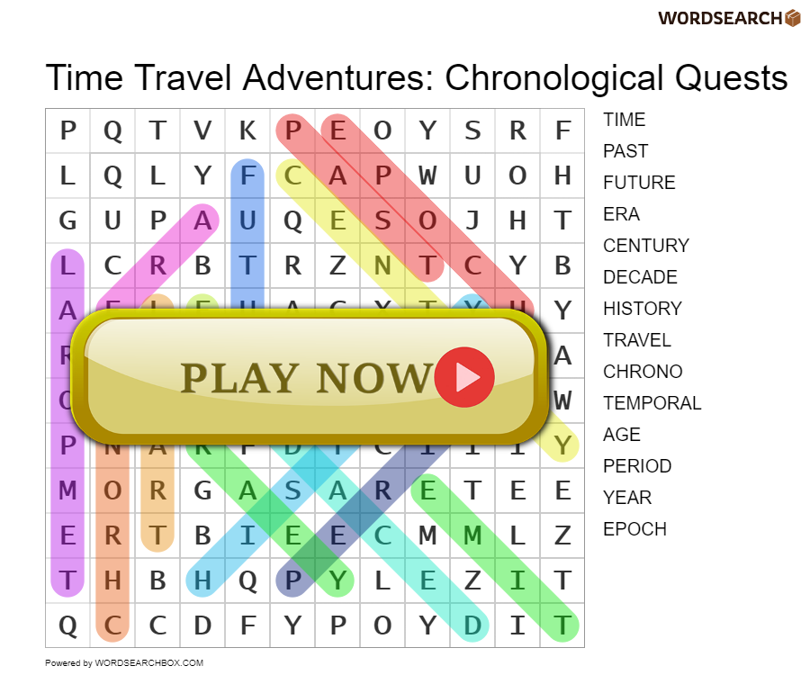 Time Travel Adventures: Chronological Quests