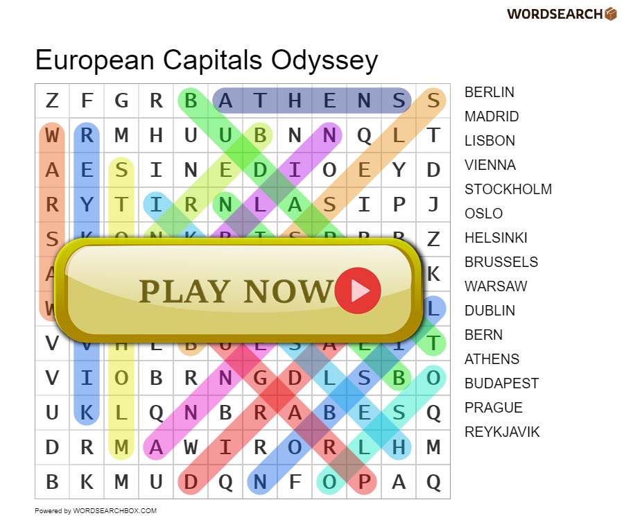 European Capitals Odyssey