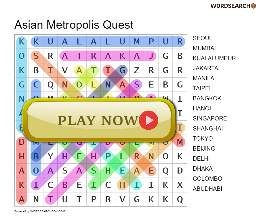 Asian Metropolis Quest