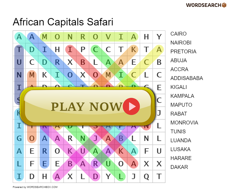 African Capitals Safari