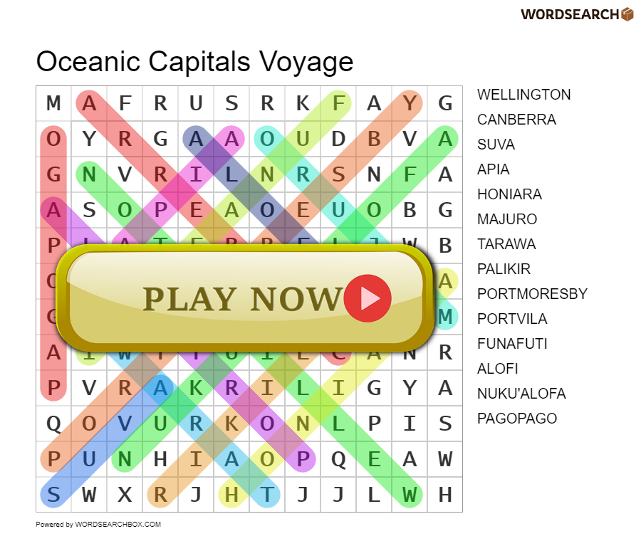 Oceanic Capitals Voyage