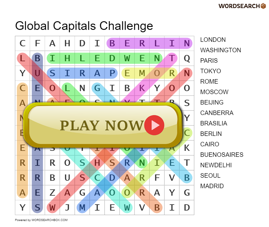 Global Capitals Challenge