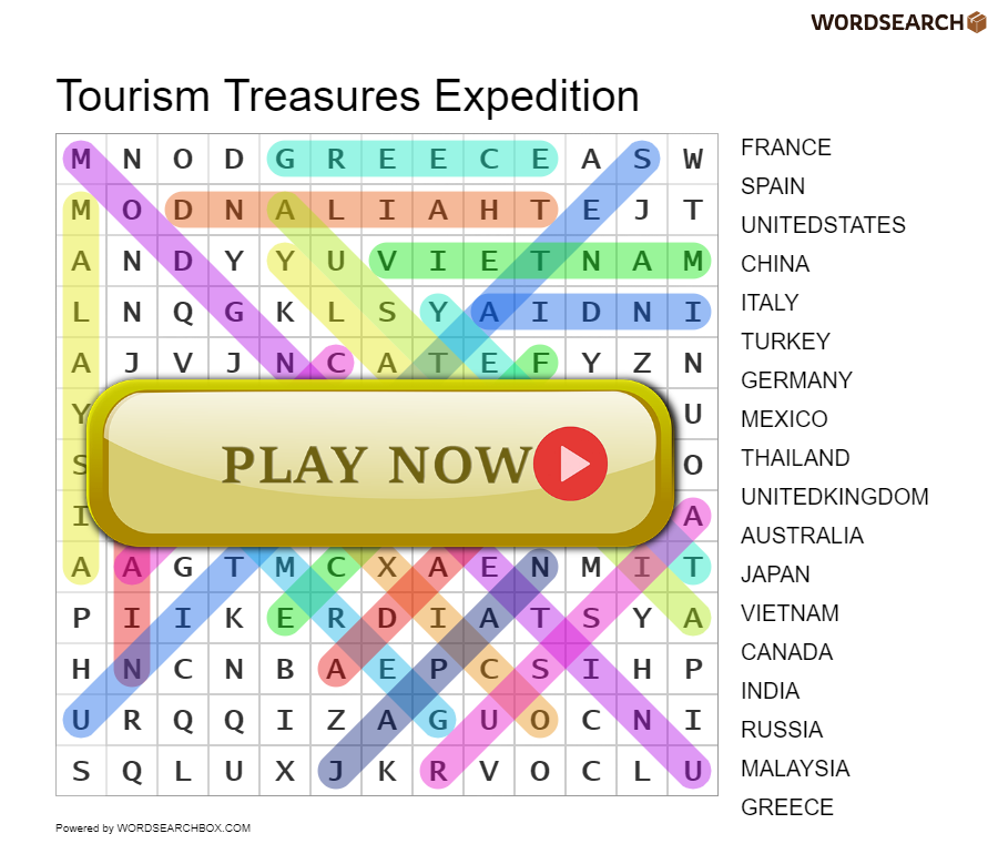 Tourism Treasures Expedition