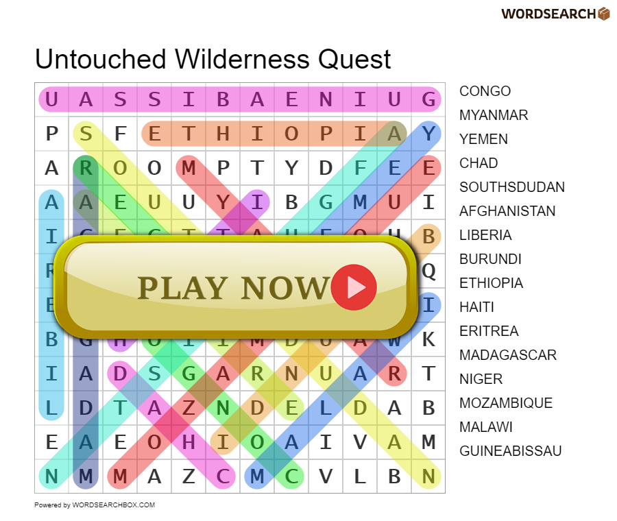 Untouched Wilderness Quest