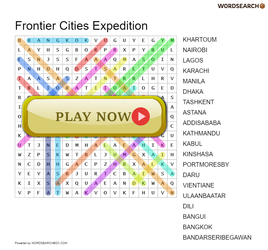 Frontier Cities Expedition