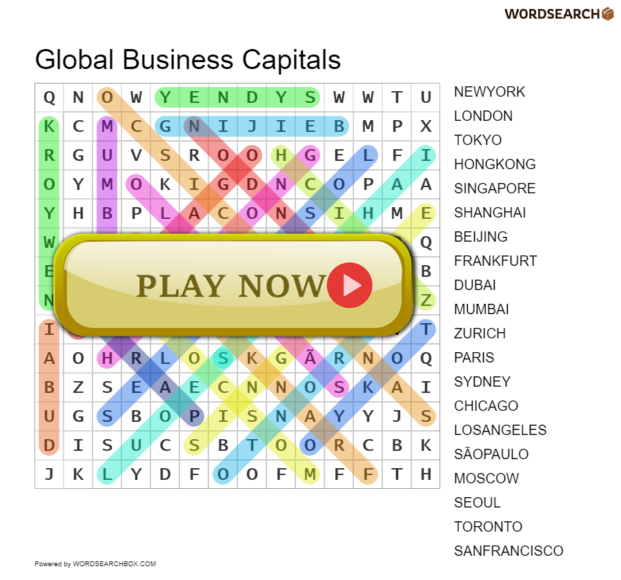 Global Business Capitals