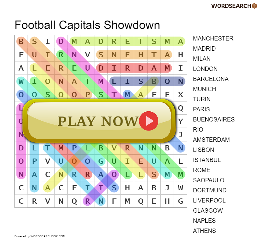 Football Capitals Showdown