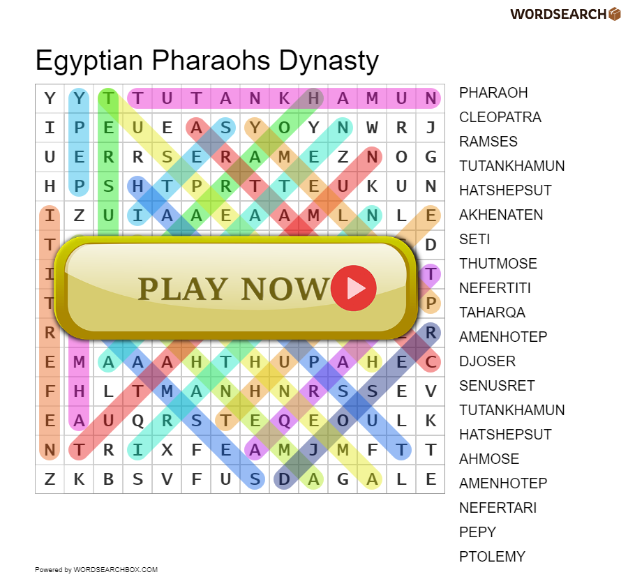 Egyptian Pharaohs Dynasty