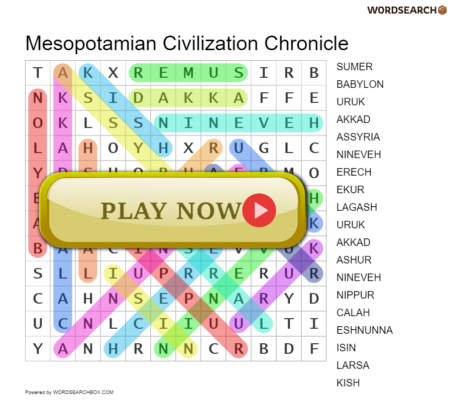Mesopotamian Civilization Chronicle