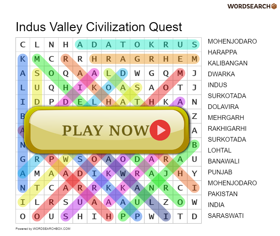 Indus Valley Civilization Quest