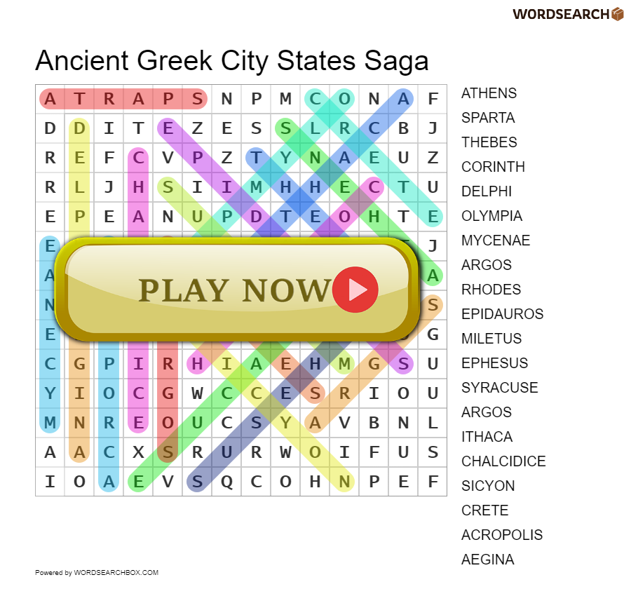 Ancient Greek City States Saga