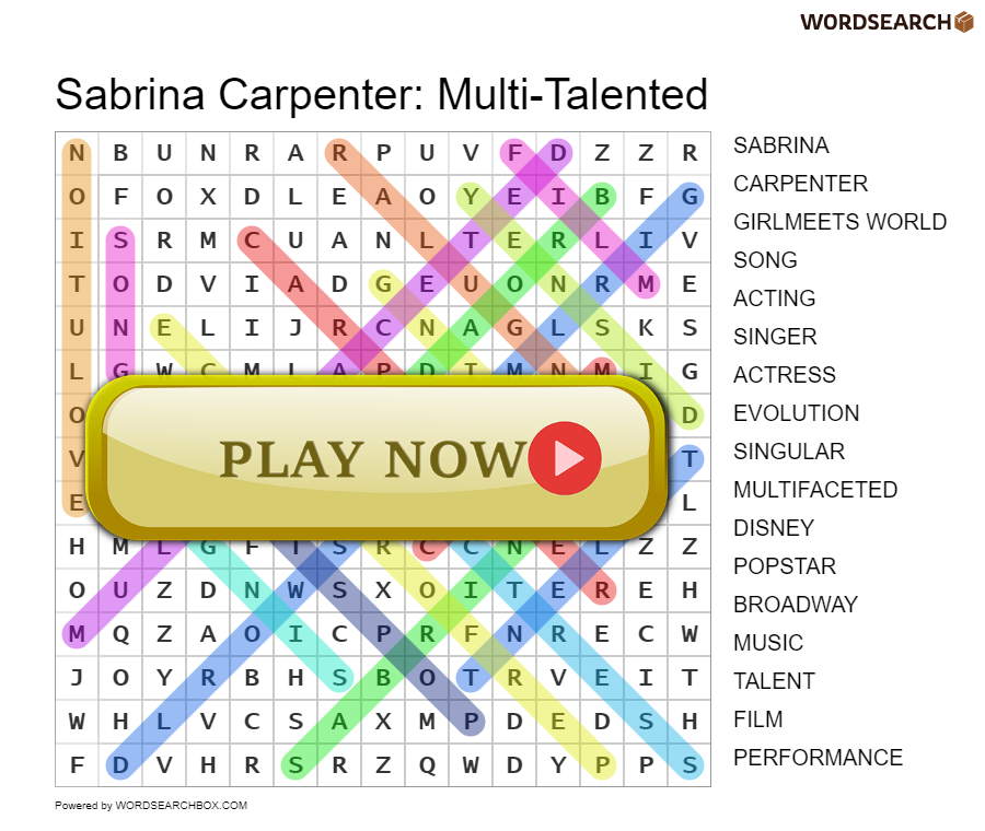 Sabrina Carpenter: Multi-Talented
