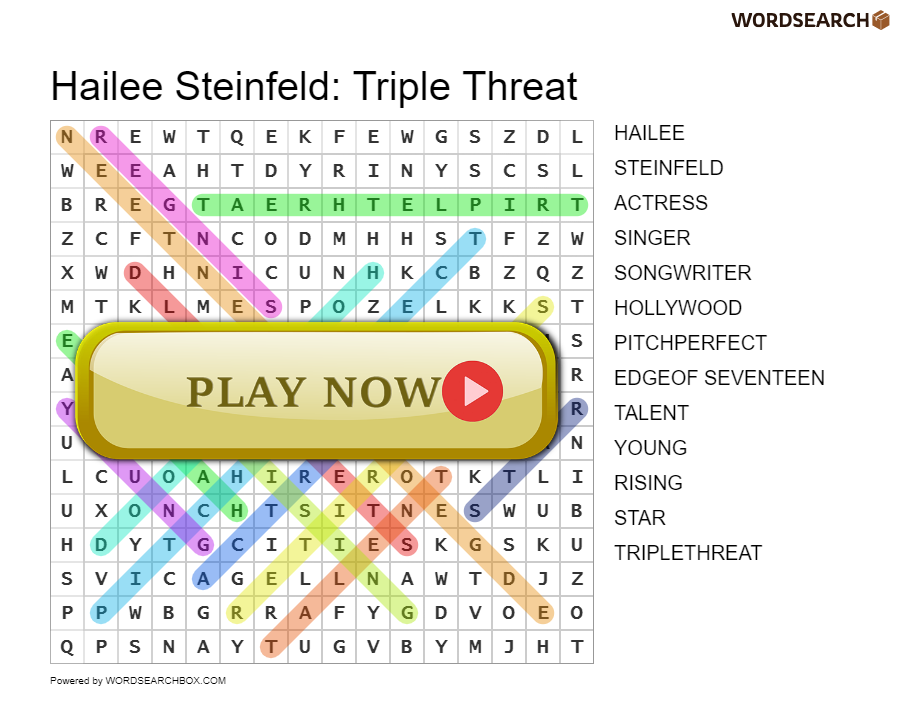 Hailee Steinfeld: Triple Threat