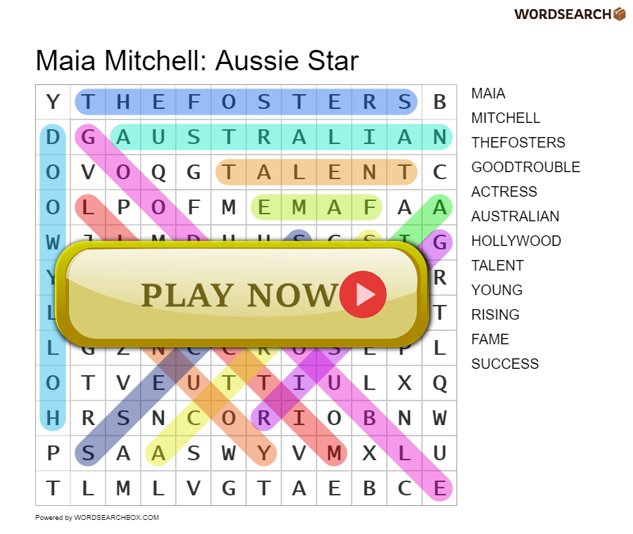 Maia Mitchell: Aussie Star