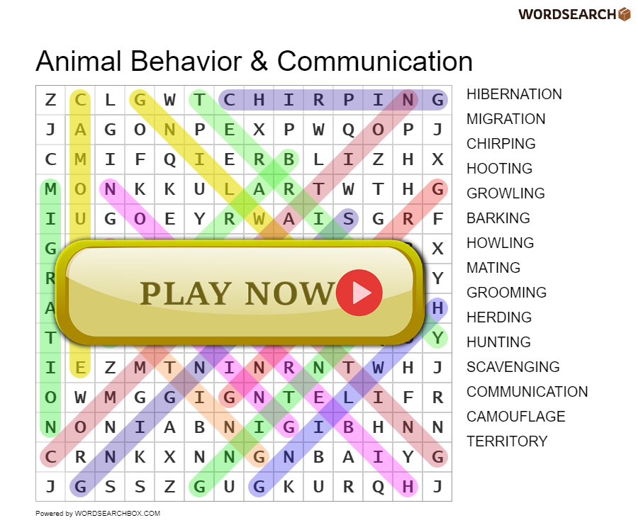 Animal Behavior & Communication
