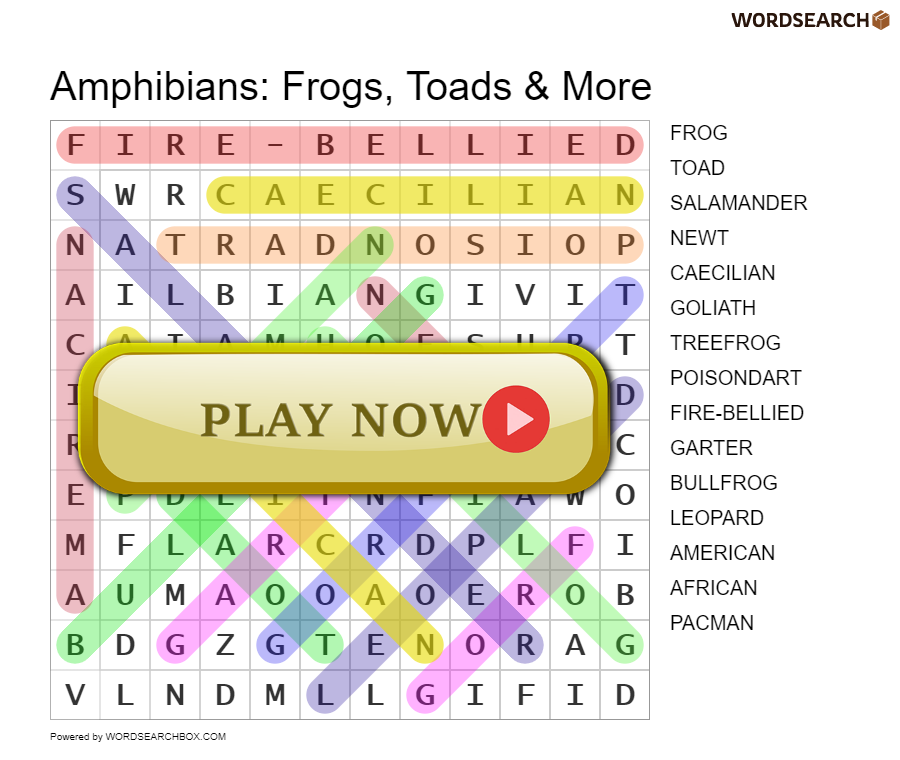 Amphibians: Frogs, Toads & More