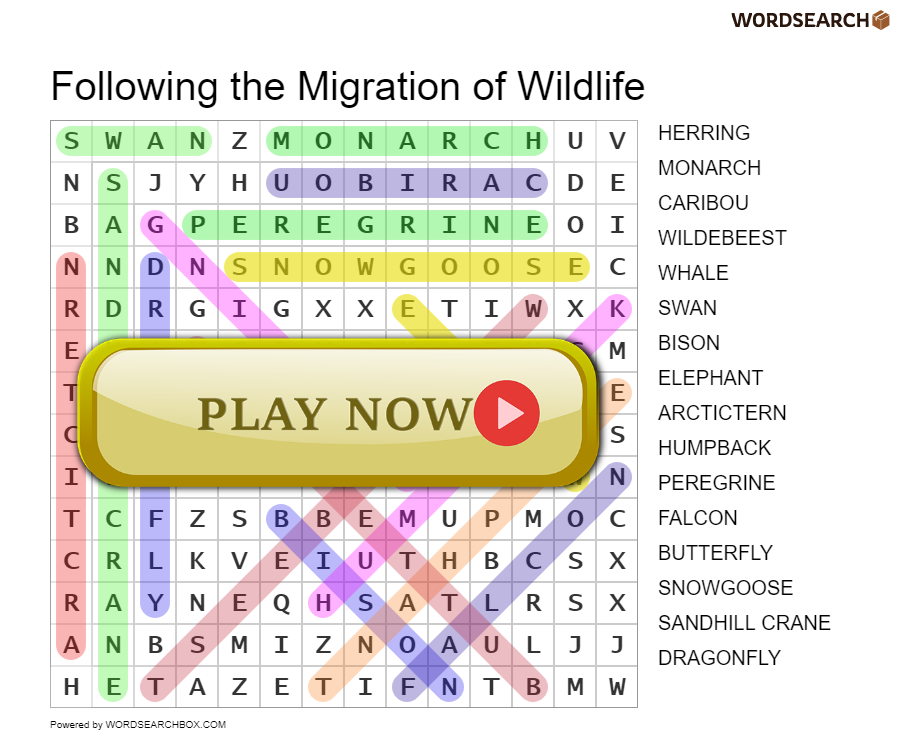 Top 5 best websites for playing Word Search online.