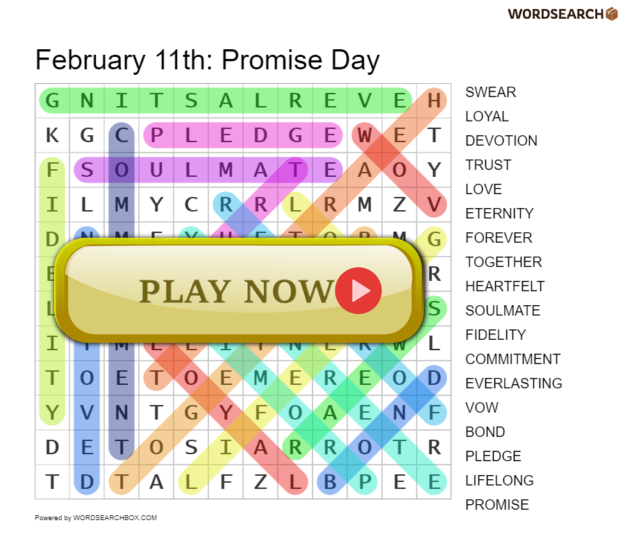 February 11th: Promise Day
