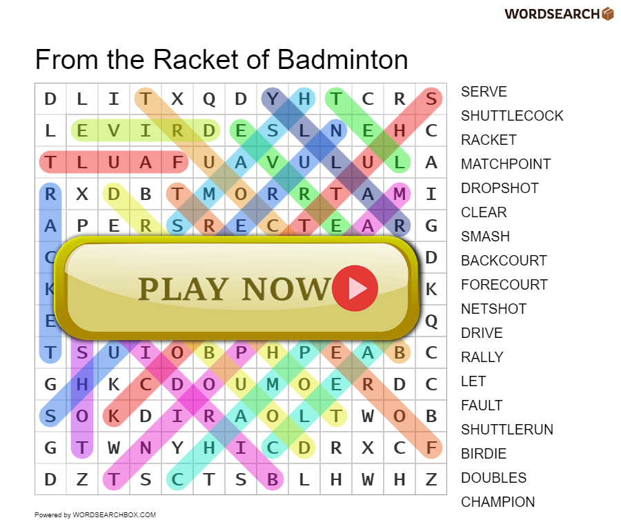 From the Racket of Badminton